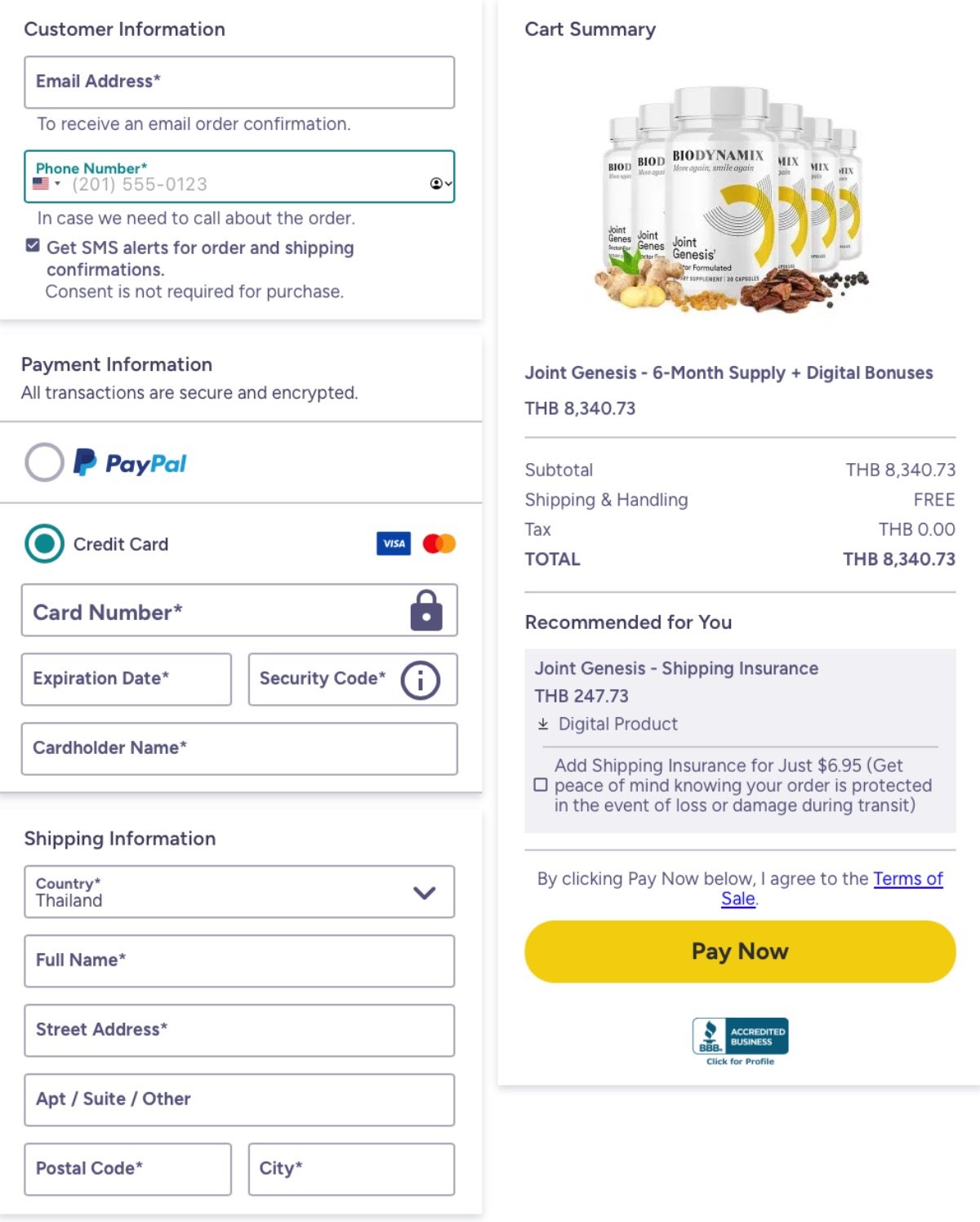 Payment Joint Genesis